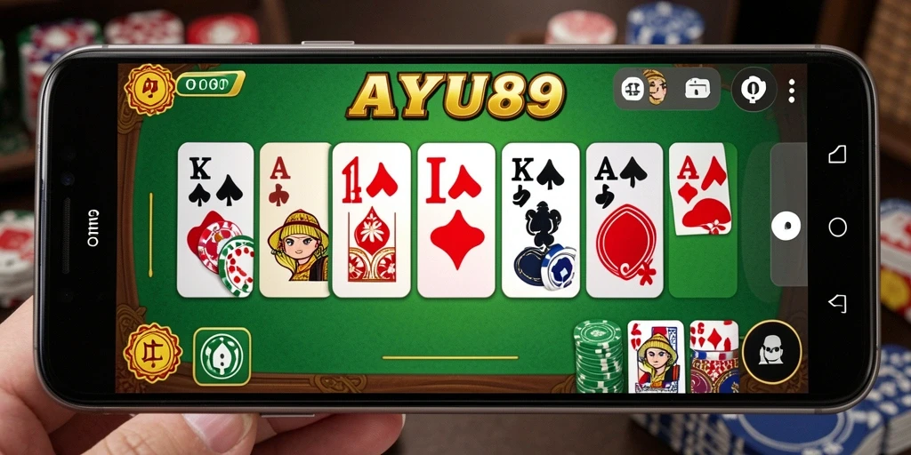 Tampilan gameplay AYU89 yang menggugah selera bermain Domino.