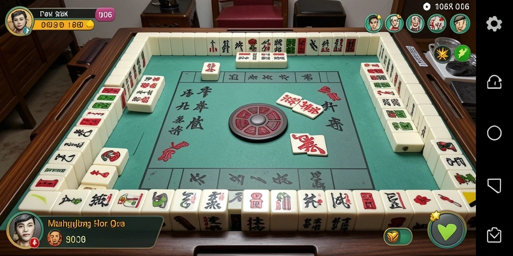 Tampilan gameplay D06 yang seru dan menantang dalam permainan Mahjong.