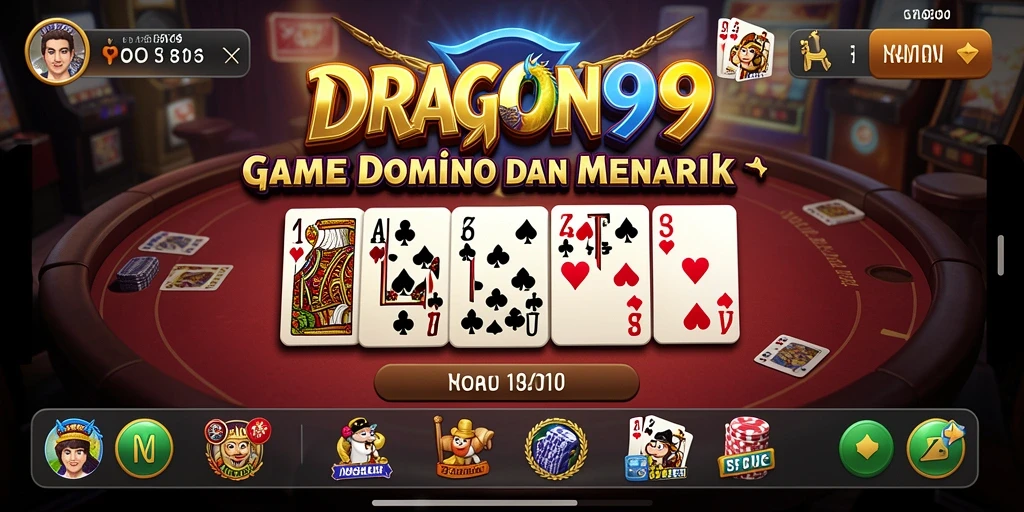 Tampilan gameplay seru dalam DRAGON99 dengan interaksi antar pemain.
