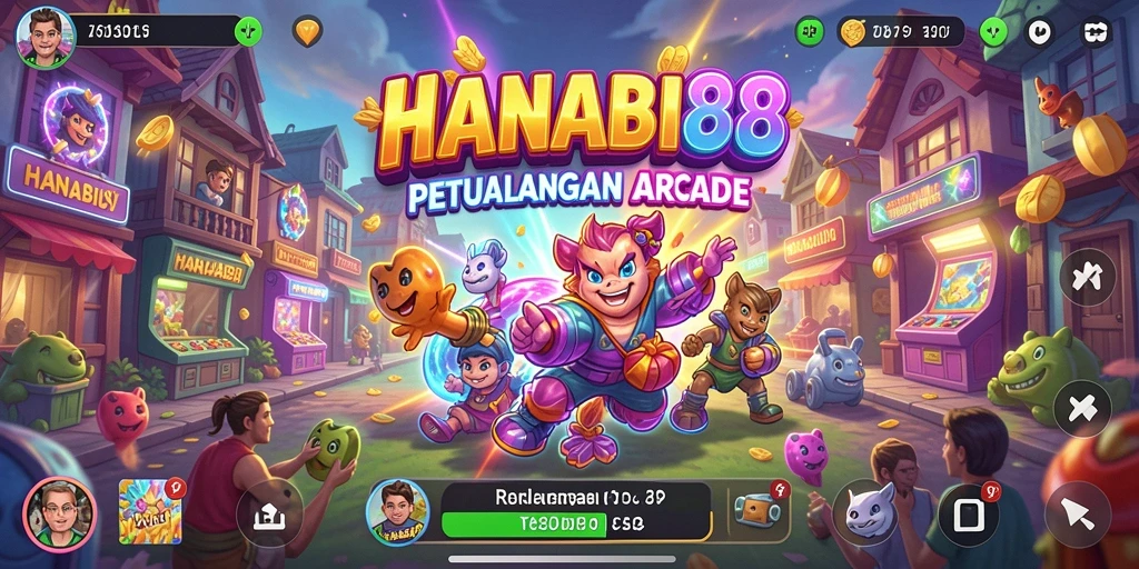 Tampilan grafis menarik dari gameplay HANABI88 yang seru.