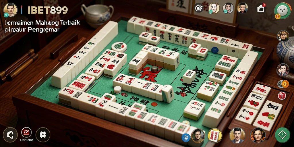 Tampilan gameplay seru IBET899 saat bermain Mahjong.