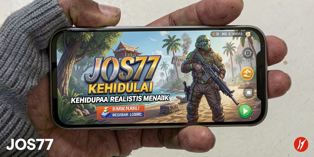 Screenshot utama JOS77 menampilkan gameplay seru dalam dunia simulasi.