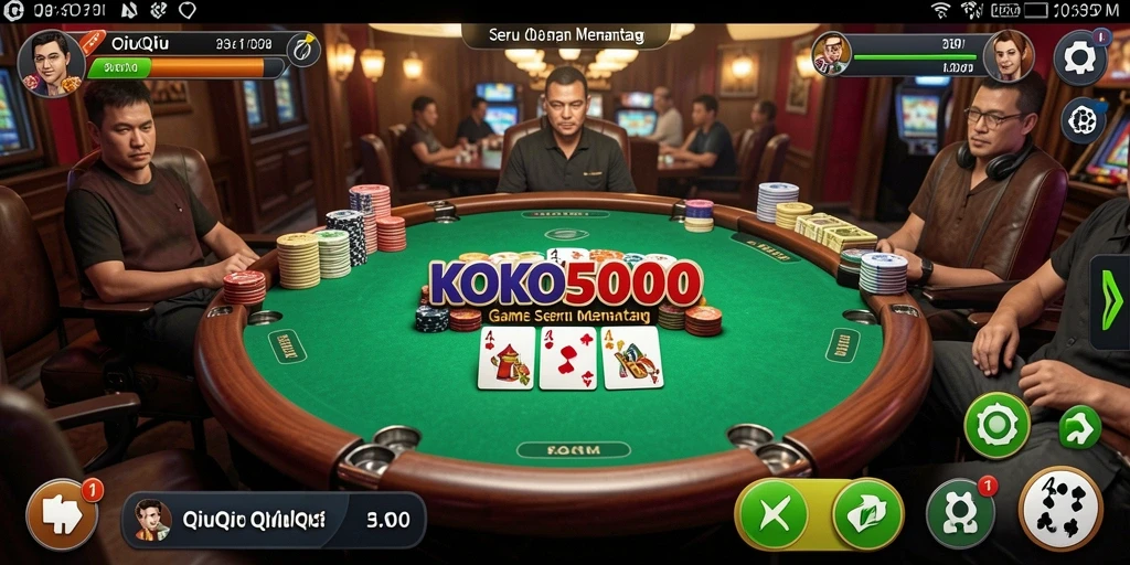 Screenshot dari gameplay KOKO5000 yang menegangkan.