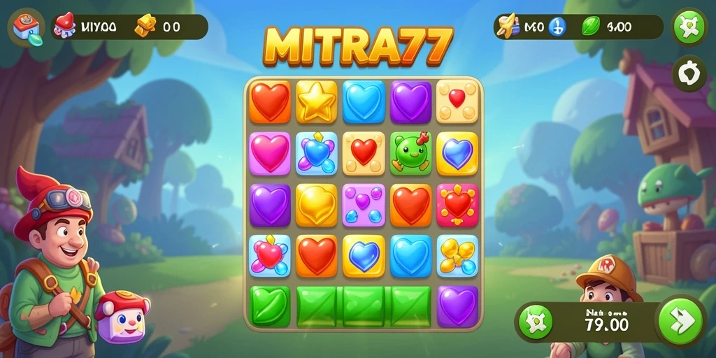 Gameplay seru mencocokkan objek di MITRA77.
