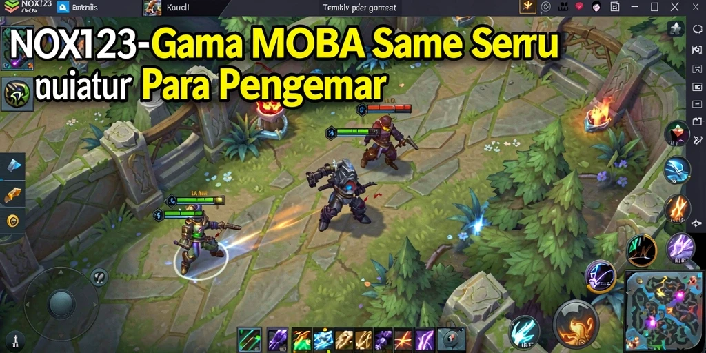 Gameplay MOBA memukau dalam <strong>NOX123</strong> dengan aksi seru.