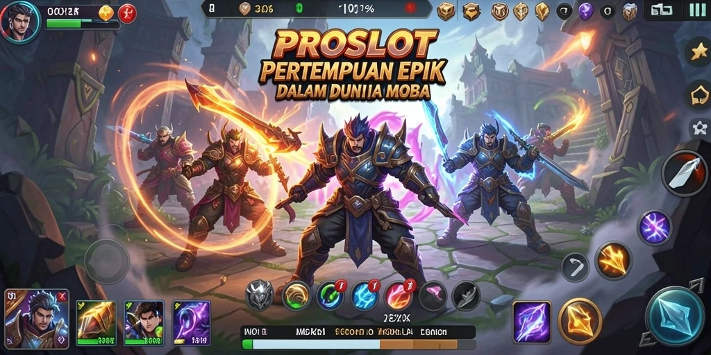 Screenshot gameplay <strong>PROSLOT</strong> yang menunjukkan aksi seru di medan perang.
