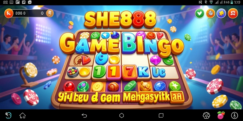 Gameplay seru Bingo di SHE888 dengan interaksi pemain.