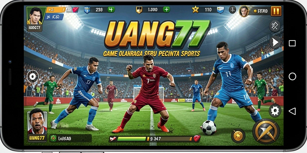 Tampilan gameplay seru dari UANG77 di cabang olahraga.